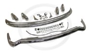 BEK130 - MGB COMPLETE FRONT & REAR BUMPER KIT - Includes All Fittings