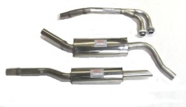 BSS-MG-012 - STAINLESS STEEL DOUBLE BACK BOX MGC EXHAUST SYSTEM