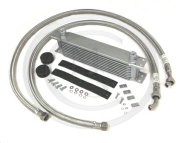 25b. BEK149S - MGB 4 SYNCRO OIL COOLER KIT WITH STAINLESS STEEL BRAIDED HOSES - 75 ON