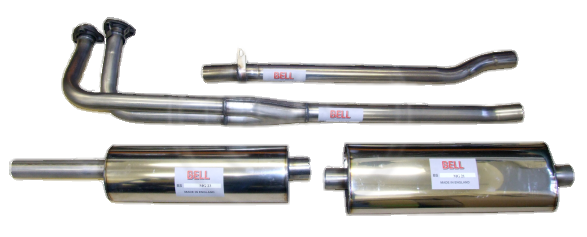 BSS-MG-011 - MGB STAINLESS STEEL EXHAUST SYSTEM  BY BELL STEEL FABRICATIONS