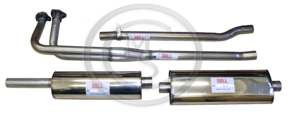 BSS-MG-010 - MGB STAINLESS STEEL EXHAUST SYSTEM BY BELL STEEL FABRICATIONS