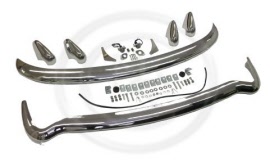 BEK130 - MGC CHROME BUMPER AND OVERRIDERS WITH FITTINGS