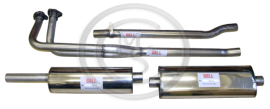 BSS-MG-010 MGB STAINLESS STEEL EXHAUST SYSTEM
