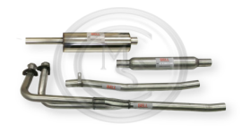 BSS-MG-110 - MGB STAINLESS STEEL BOMB EXHAUST SYSTEM BY BELL STEEL FABRICATIONS
