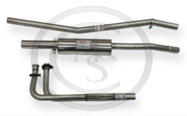 BSS-MG-193 - MGB STAINLESS STEEL BIG BORE EXHAUST SYSTEM BY BELL STEEL FABRICATIONS